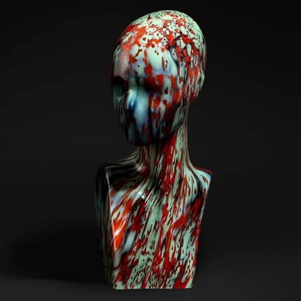 Out of Sight Red, Ltd Ed 100ex - Kosta Boda