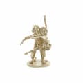 Miniatyrbild 1 av 3: Prydnadsfigur DKD Home Decor FZ-95015 18,5 x 11,2 x 29,5 cm Gyllene Harts Kolonial Apa