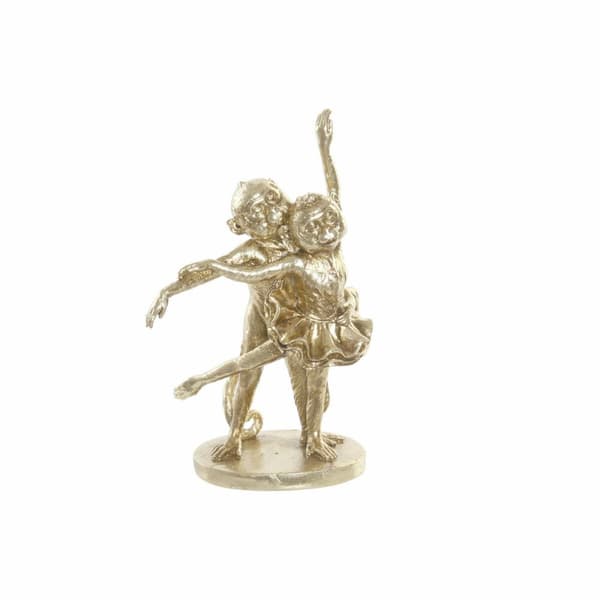 Prydnadsfigur DKD Home Decor FZ-95015 18,5 x 11,2 x 29,5 cm Gyllene Harts Kolonial Apa