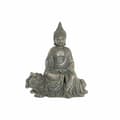 Miniatyrbild 1 av 3: Prydnadsfigur DKD Home Decor 38 x 25 x 43 cm Svart Gyllene Buddha Mörkgrå Orientalisk Modern