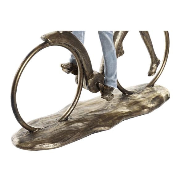 Prydnadsfigur DKD Home Decor 27 x 9,5 x 23 cm Koppar Par (2 antal)