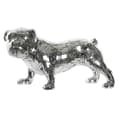 Miniatyrbild 1 av 3: Prydnadsfigur DKD Home Decor Engelska Silvrig Bulldogg Harts Modern (45,5 x 21,5 x 25 cm)