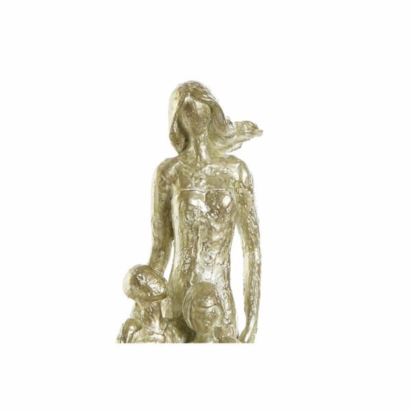 Prydnadsfigur DKD Home Decor Gyllene Harts Modern Familj (26 x 14,5 x 39 cm)
