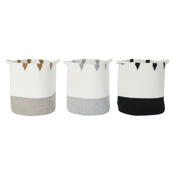 Korg DKD Home Decor 34 x 34 x 40 cm Boho (3 Delar)