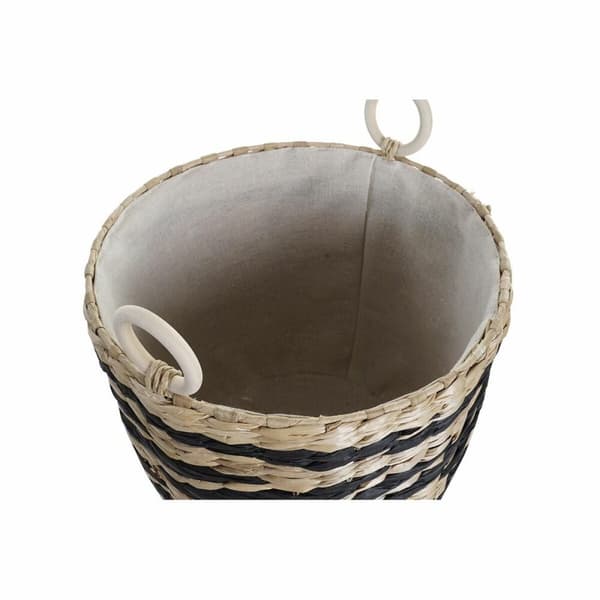 Korg - set DKD Home Decor Polyester Kolonial Fibrer (38 x 38 x 36 cm)