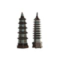 Miniatyrbild 1 av 3: Prydnadsfigur DKD Home Decor 15 x 17 x 50 cm Turkos Orientalisk (2 antal)