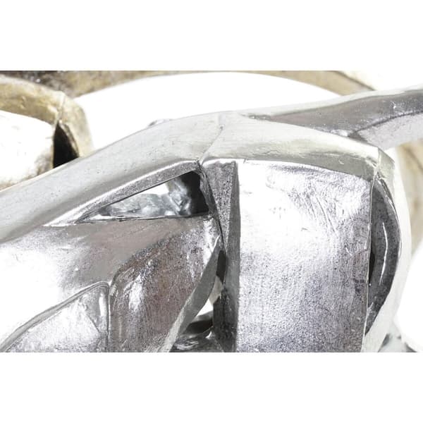 Prydnadsfigur DKD Home Decor 46,5 x 10 x 18 cm Silvrig Gyllene Panter (2 antal)