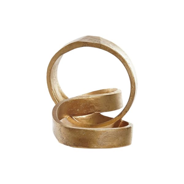 Prydnadsfigur DKD Home Decor Gyllene Abstrakt 24 x 16 x 18 cm