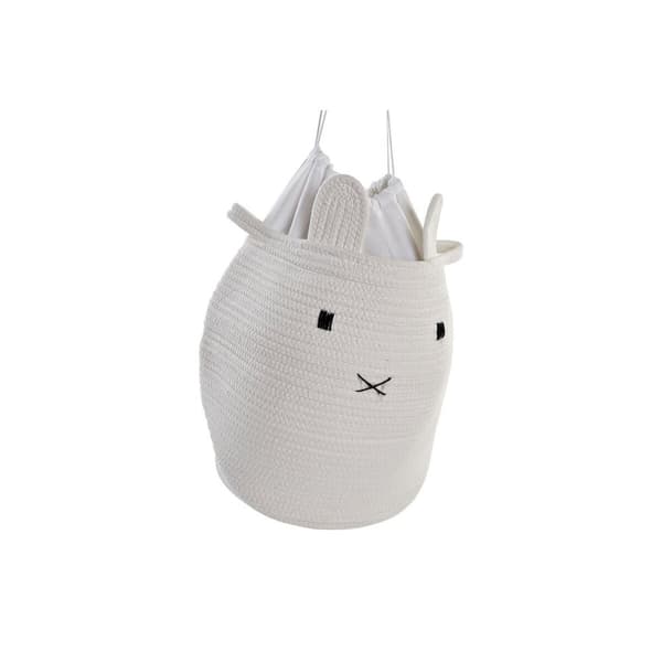 Korgset DKD Home Decor Vit Barn Djur 35 x 35 x 49 cm (2 antal)