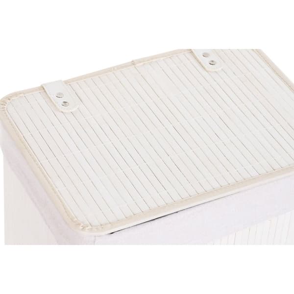Korgset DKD Home Decor Vit Bambu 40 x 30 x 46 cm (5 Delar)