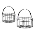 Pikkukuva 1 / 2: Kori Musta Metalli 25 x 27 x 25 cm (2 pcs)