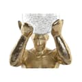 Miniatyrbild 2 av 2: Prydnadsfigur DKD Home Decor Svart Gyllene Harts Män Modern (17 x 16 x 31,5 cm)