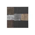 Miniatyrbild 1 av 3: Väggdekoration DKD Home Decor Svart Gyllene Glamour Modern Trä MDF (91 x 3 x 91 cm)