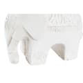 Miniatyrbild 2 av 2: Prydnadsfigur DKD Home Decor Antikbehandlad Elefant Vit Orientalisk Magnesium (40 x 23 x 56 cm)