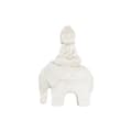 Miniatyrbild 1 av 2: Prydnadsfigur DKD Home Decor Antikbehandlad Elefant Vit Orientalisk Magnesium (40 x 23 x 56 cm)