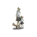 Pikkukuva 1 / 3: Koristehahmo DKD Home Decor 16 x 9,5 x 24 cm Sininen Kullattu Perhe