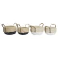 Pikkukuva 1 / 4: Korisetti DKD Home Decor 33 x 33 x 20 cm Luonnonkuitu (2 osaa)