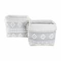 Pikkukuva 2 / 4: Korisetti DKD Home Decor Harmaa Puuvilla (45 x 35 x 40 cm) (2 Kappaletta)