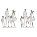 Pikkukuva 1 / 2: Koristehahmo DKD Home Decor 20,5 x 7,5 x 24,5 cm 20,5 x 6,5 x 24,5 cm Harmaa Valkoinen Perhe (2 osaa)