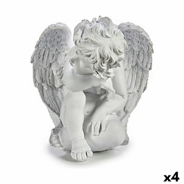 Prydnadsfigur Krist+ K1912597 Vit 24 x 27 x 28 cm (4 antal)