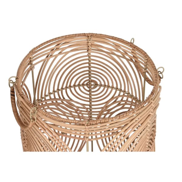 Korg - set DKD Home Decor Naturell Ljusbrun Tropiskt 45 x 45 x 57 cm