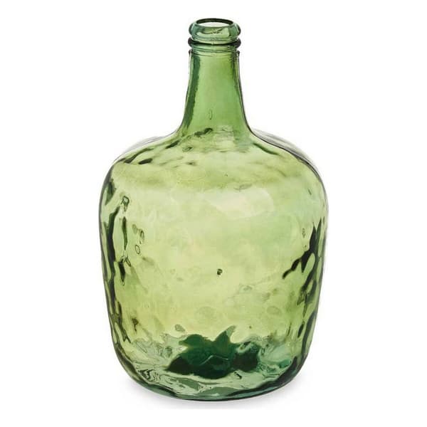 Flaska 2255/08-G Grön Slät 8 L 22 x 37,5 x 22 cm Dekoration (2 antal)