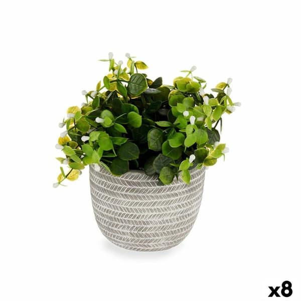 Dekorativ växt Ibergarden QY-H021 Plast Virágok 20 x 20,5 x 20 cm (8 antal)
