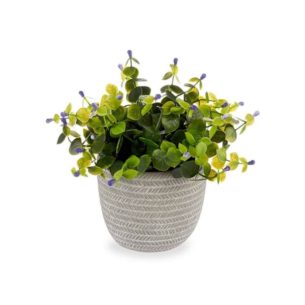 Dekorativ växt Ibergarden QY-H022 Plast Virágok 21 x 20,6 x 21 cm (8 antal)