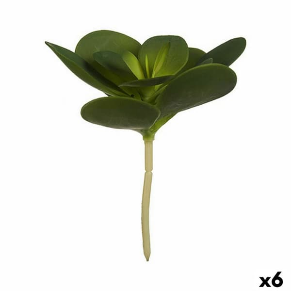 Dekorativ växt Ibergarden YD180205 Plast Blad Rund 18 x 23 x 18 cm (6 antal)
