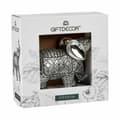 Miniatyrbild 3 av 3: Prydnadsfigur Elefant Silvrig 27,5 x 27 x 11 cm (4 antal)