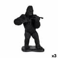 Miniatyrbild 1 av 2: Prydnadsfigur Gorilla Violin Svart 17 x 41 x 30 cm (3 antal)