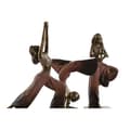 Miniatyrbild 3 av 4: Prydnadsfigur Home ESPRIT Rosa Gyllene Yoga Scandi 19 x 6 x 26 cm (3 antal)