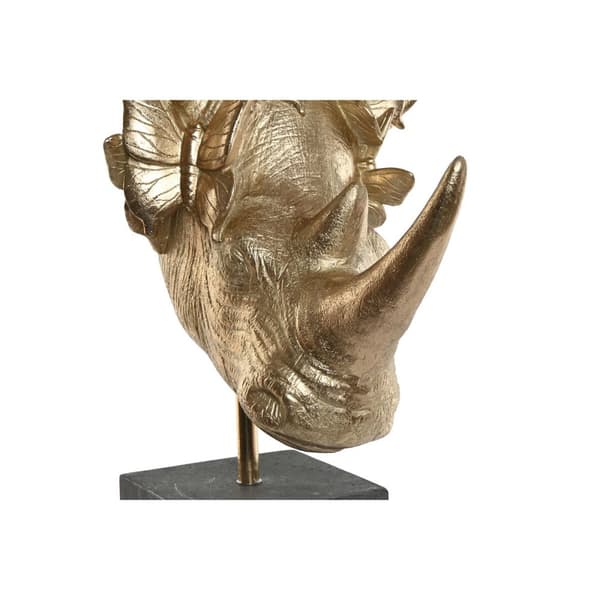 Prydnadsfigur Home ESPRIT Svart Gyllene 33 x 24 x 43,5 cm
