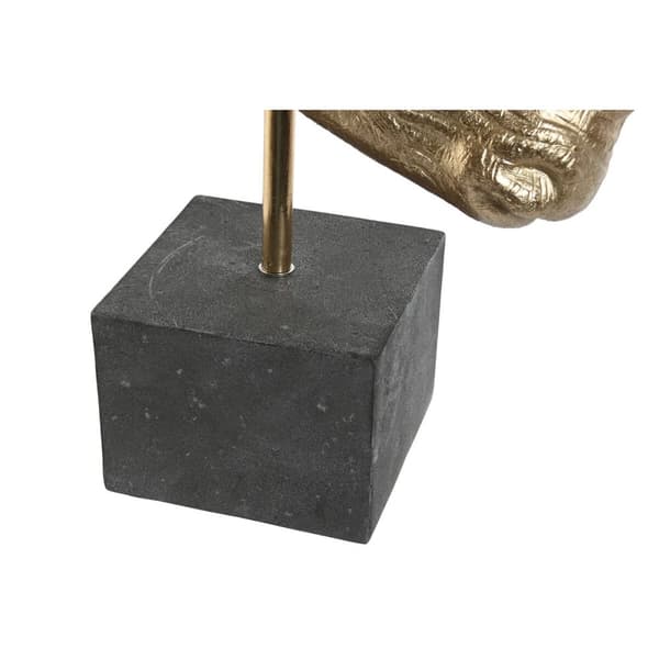 Prydnadsfigur Home ESPRIT Svart Gyllene 33 x 24 x 43,5 cm