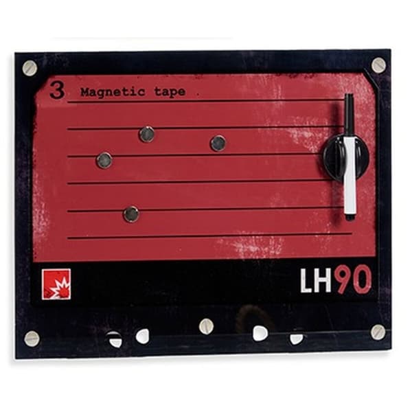 Magneettitaulu ja tussi 40 x 30 cm (4 osaa)