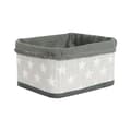 Pikkukuva 5 / 6: Korisetti DKD Home Decor Valkoinen Harmaa Bambu Puu MDF Tähdet 51 x 35 x 33 cm