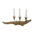 Miniatyrbild 3 av 3: Prydnadsfigur Home ESPRIT Gyllene Kandelaber 42,5 x 12,5 x 11,5 cm