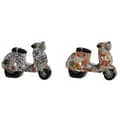 Pikkukuva 1 / 3: Koristehahmo Home ESPRIT Monivärinen Välimeren scooter 14 x 8 x 11 cm (2 osaa)
