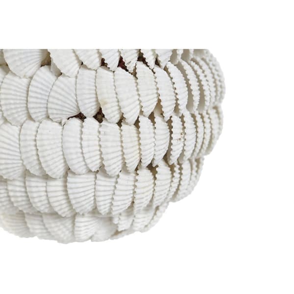 Dekorationsboll Home ESPRIT Vit 9 x 9 x 9 cm
