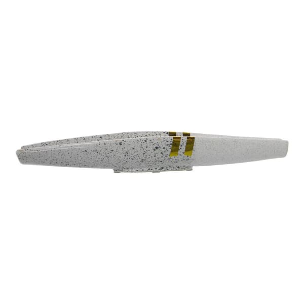 Bordsdekoration Alexandra House Living Vit Silvrig 35 x 11 x 5 cm