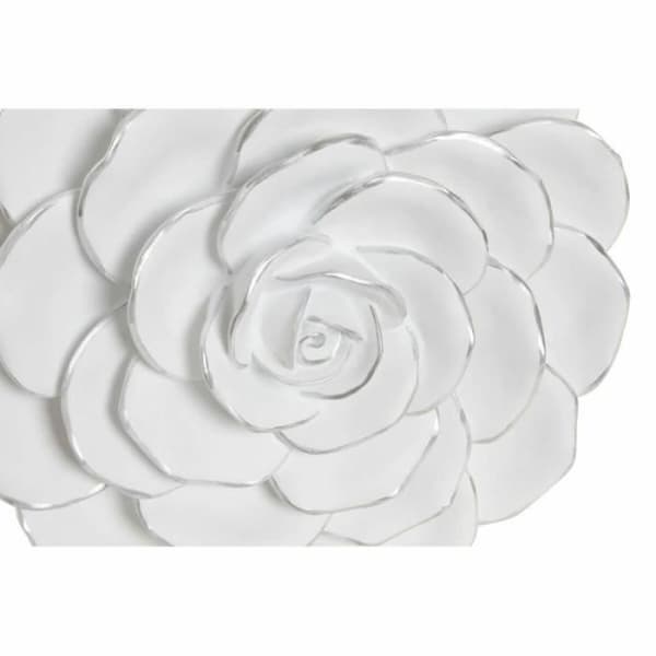 DKD Heminredning Harts Blomväggdekoration (2 st) (32 x 8 x 32 cm) - 8424001813650