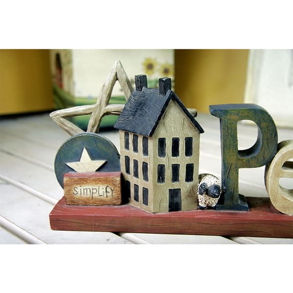 INF Bogstavdesign bordindretning, ideel gave til bryllupper, housewarmings peace letter brand