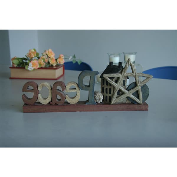 INF Bogstavdesign bordindretning, ideel gave til bryllupper, housewarmings peace letter brand