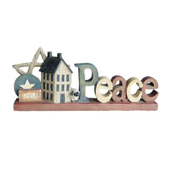 INF Bogstavdesign bordindretning, ideel gave til bryllupper, housewarmings peace letter brand
