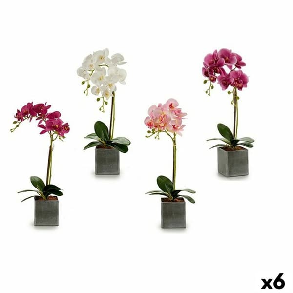 Dekorativ blomst Ibergarden A18124-50-2 Orkidé 14 x 51 x 18 cm (6 enheter)