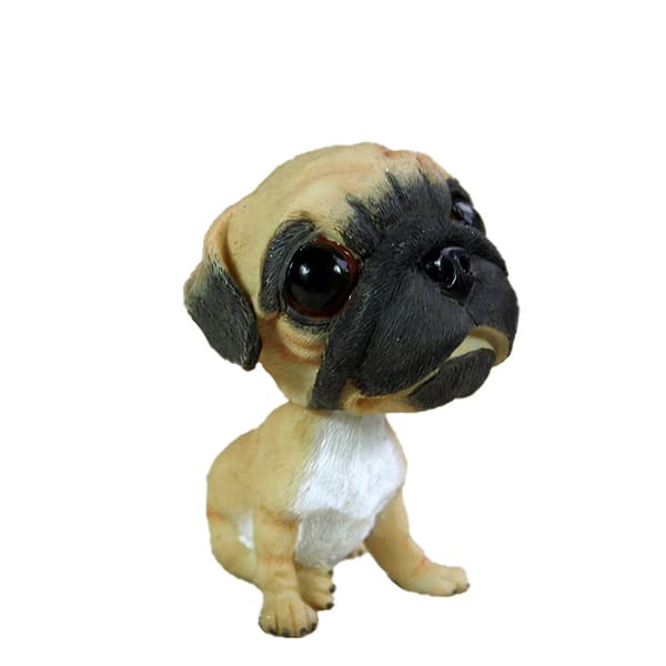 INF Koiramallin auton sisustuksen heiluttavat pään koristeet Pug