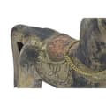 Miniatyrbillede 3 af 3: Dekorativ figur Home ESPRIT Brun Sort Grå Natur Hest 31 x 9 x 34 cm 32 x 9 x 34 cm