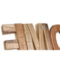 Miniatyrbillede 3 af 3: Dekorativ figur Home ESPRIT Natur Lys brun Urban 58 x 4 x 20 cm