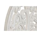 Miniatyrbillede 2 af 3: Dekorativ figur Home ESPRIT Hvid Brun Træ Araber 40 x 9 x 45 cm