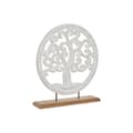 Miniatyrbillede 1 af 3: Dekorativ figur Home ESPRIT Hvid Brun Træ Araber 40 x 9 x 45 cm